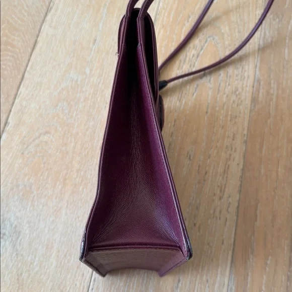 Authentic Vintage Cartier Must de Cartier Burgundy Leather Shoulder Bag